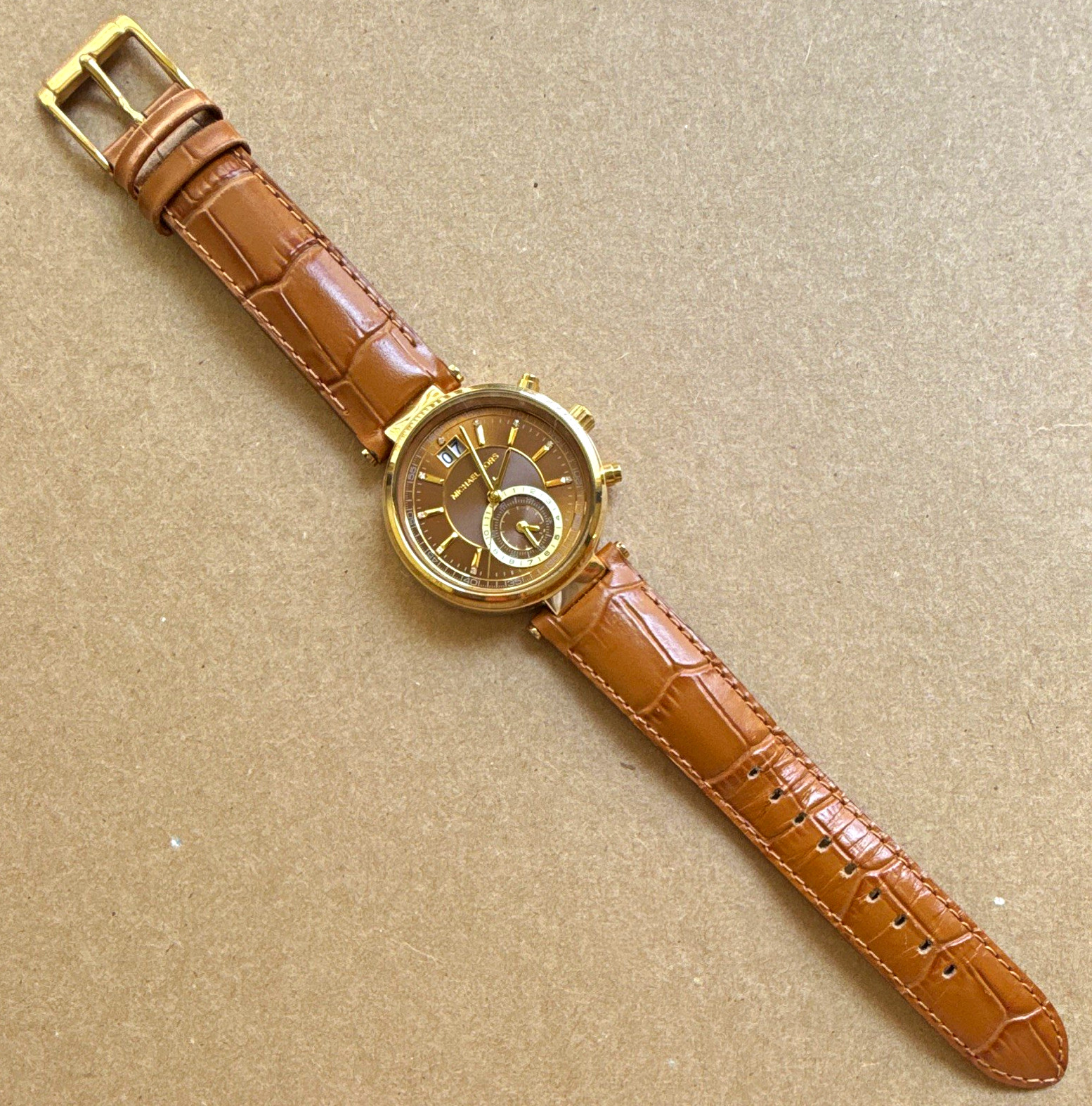 Michael Kors Sawyer Chronograph Watch – MK2424 39mm diameter, 11mm thickness