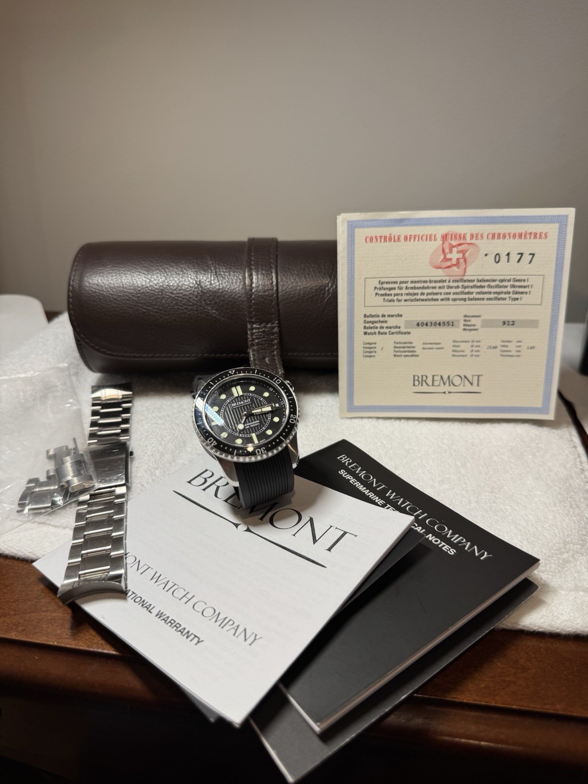 Bremont Supermarine Blue Men’s Watch – S500