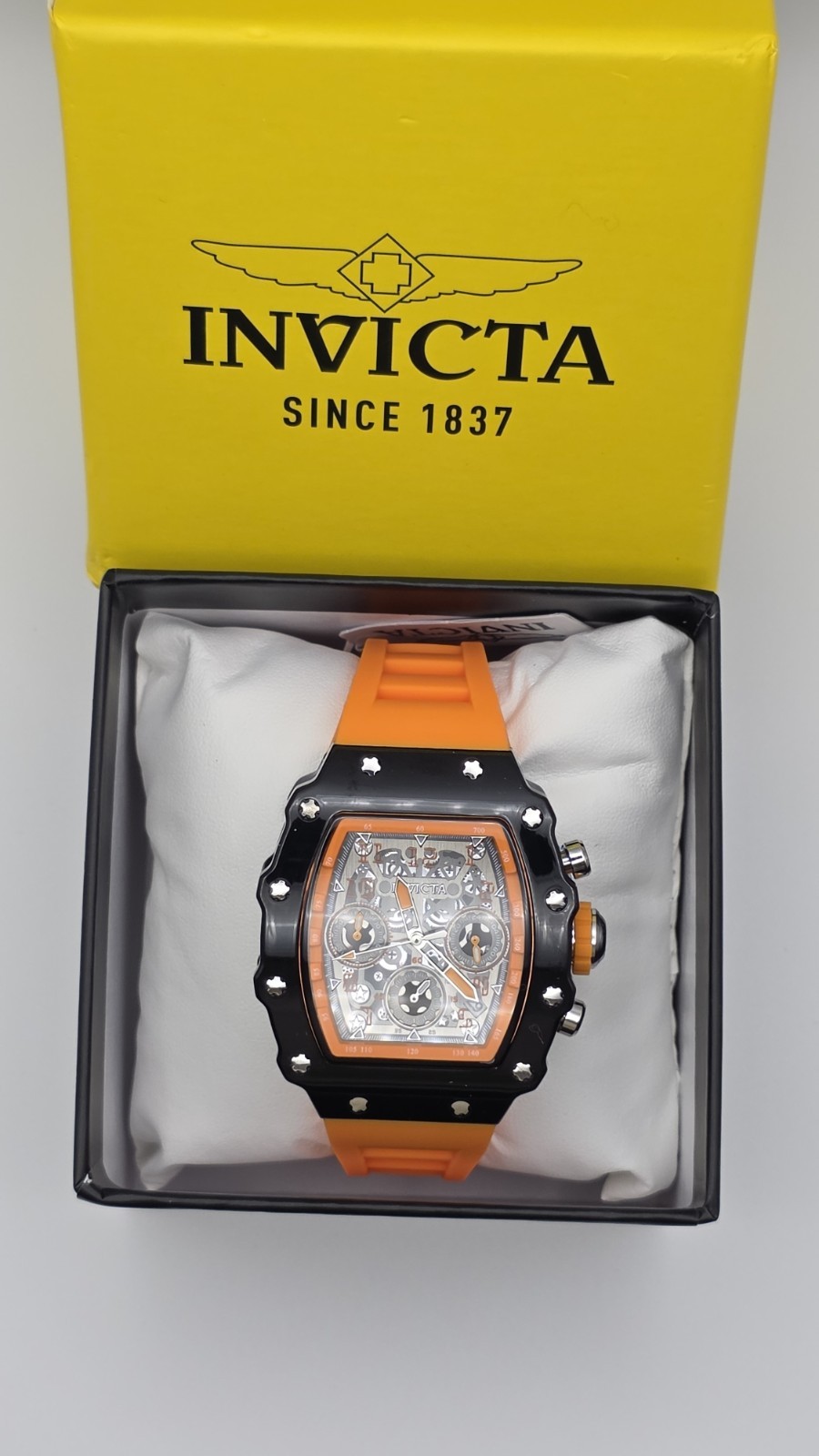 69772 – Invicta Racing Valxor Unisex Watch – 40mm, Orange