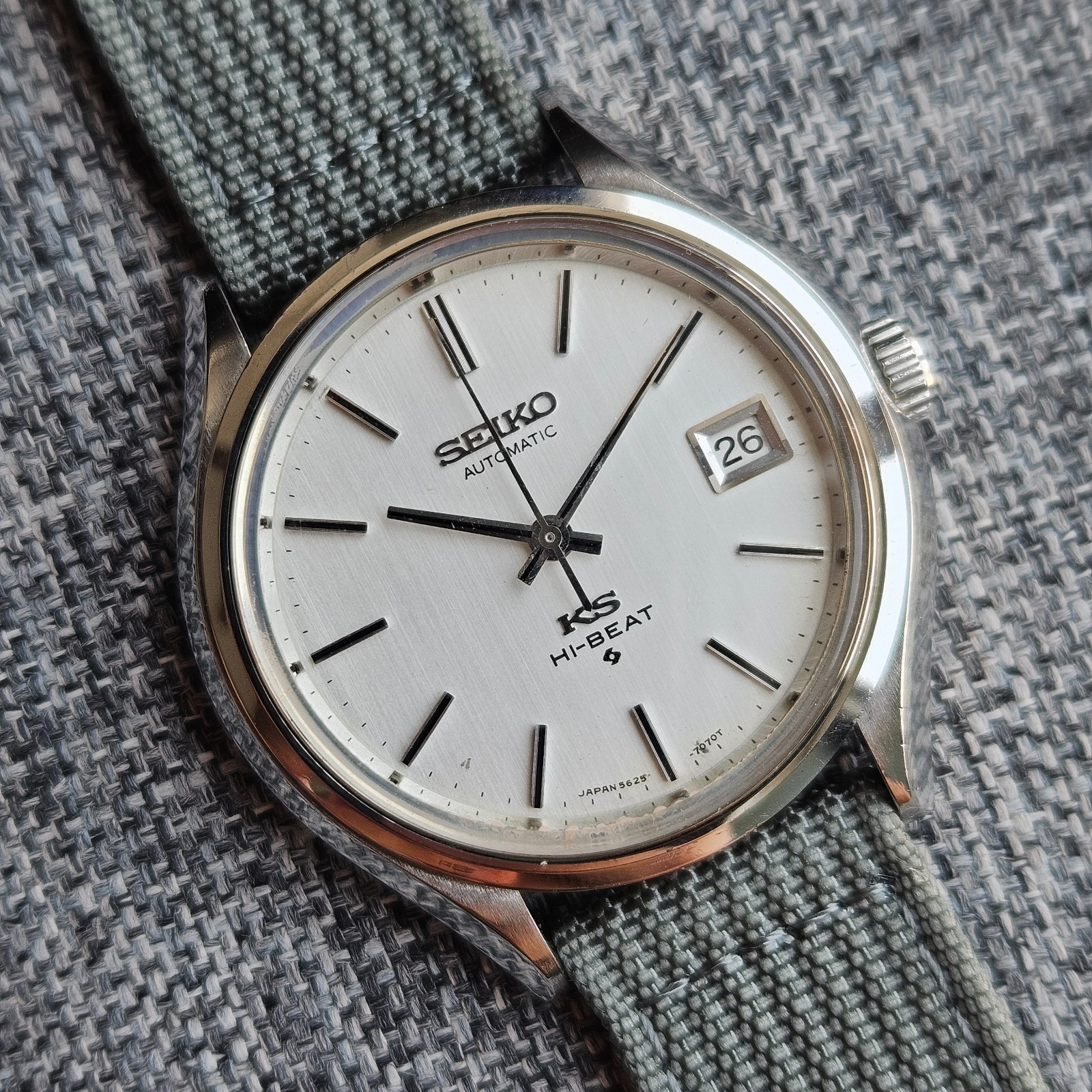 Vintage King Seiko 5625-7120 Hi-Beat 25 Jewels Automatic