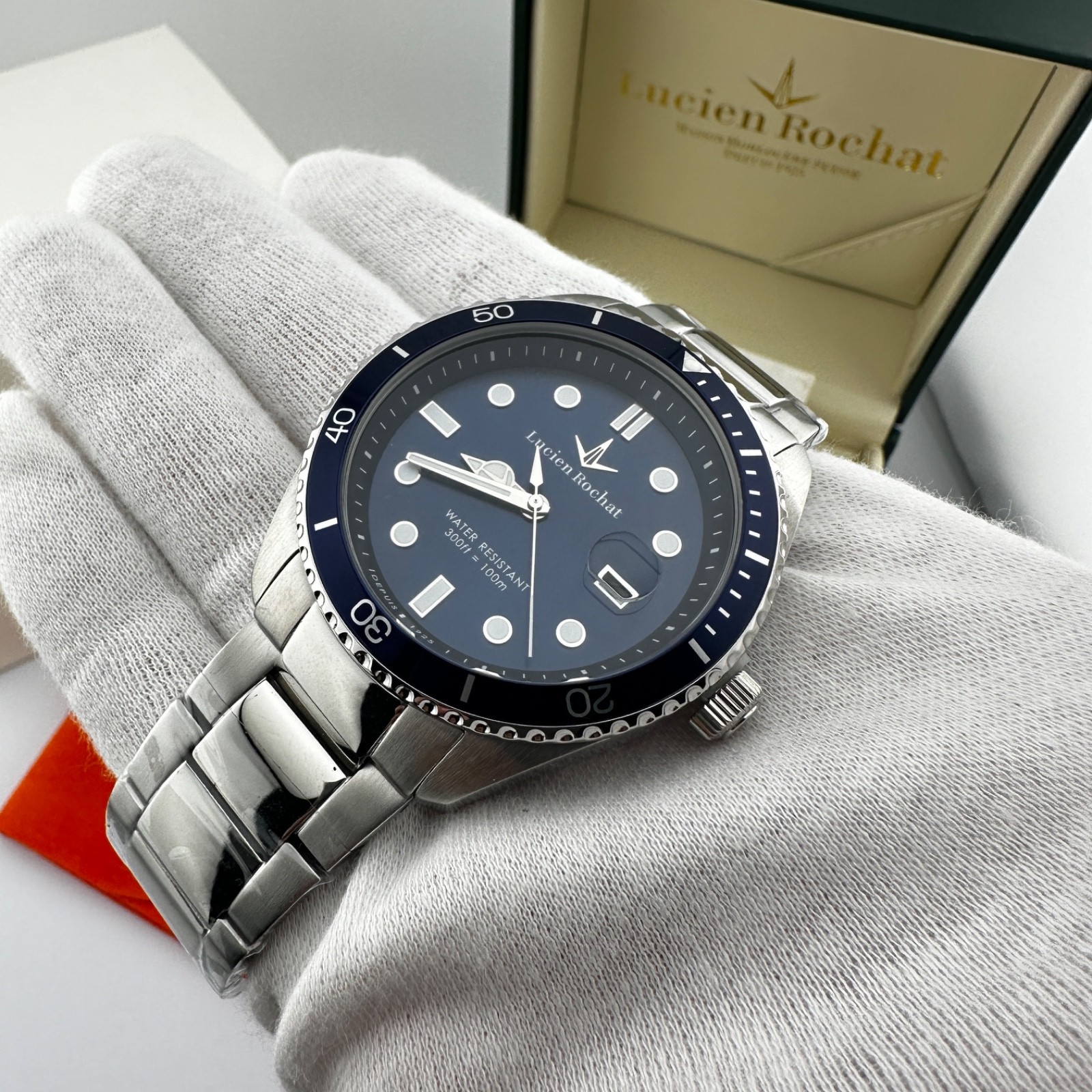 Lucien Rochat Men’s New Diver Watch Steel 43Mm Quartz Ref: 83947477