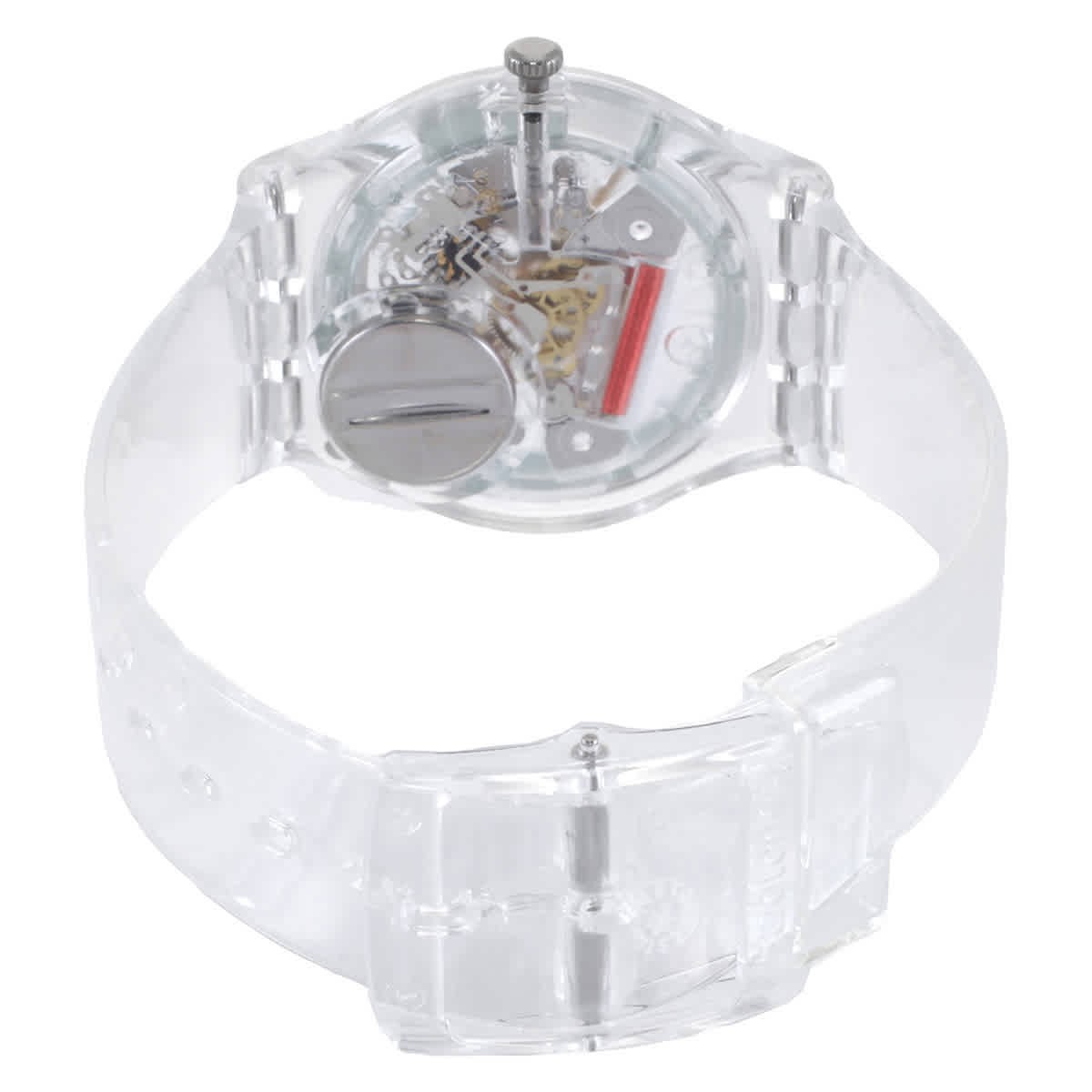 Swatch Clearly Gent Quartz Watch SO28K100-S06