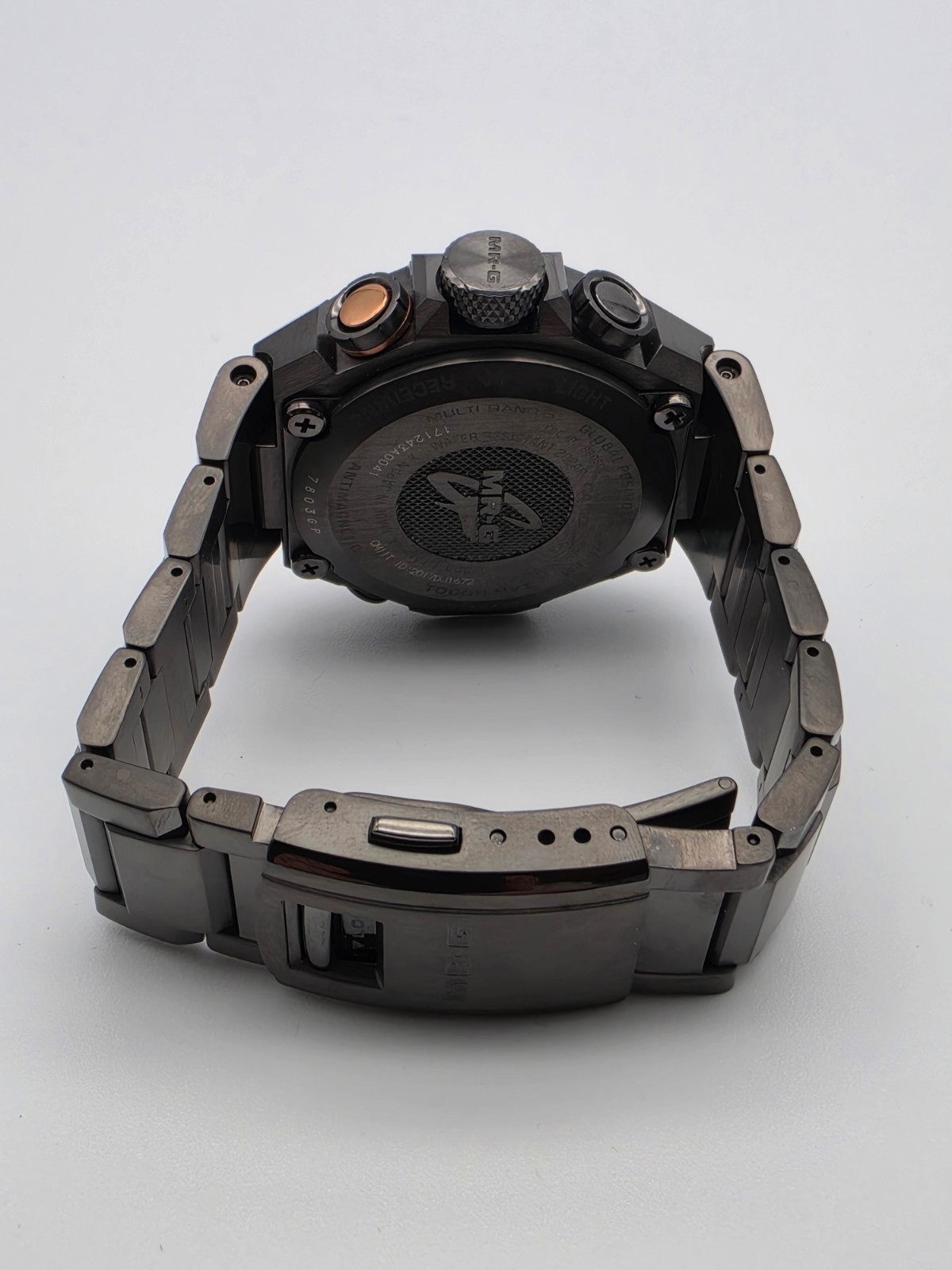 Casio G-Shock MR-G MRG-G2000CB-1AJR GPS Solar Titanium Box Papers